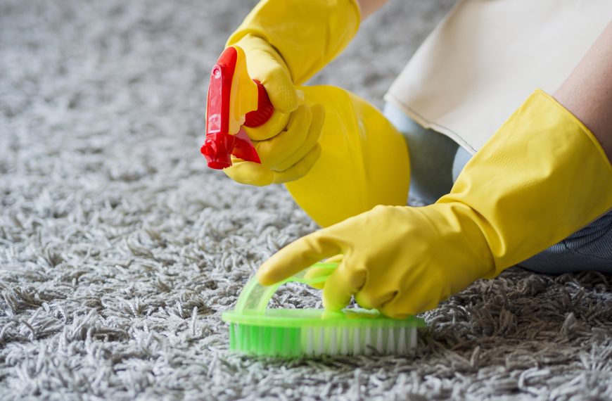 Wet carpet restoration